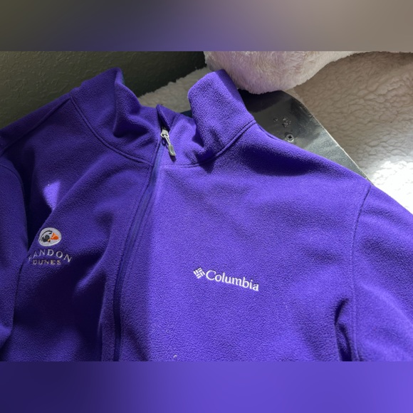 Woman’s Large Bandon Dunes Golf Resort looper caddie purple Jacket - Picture 1 of 3